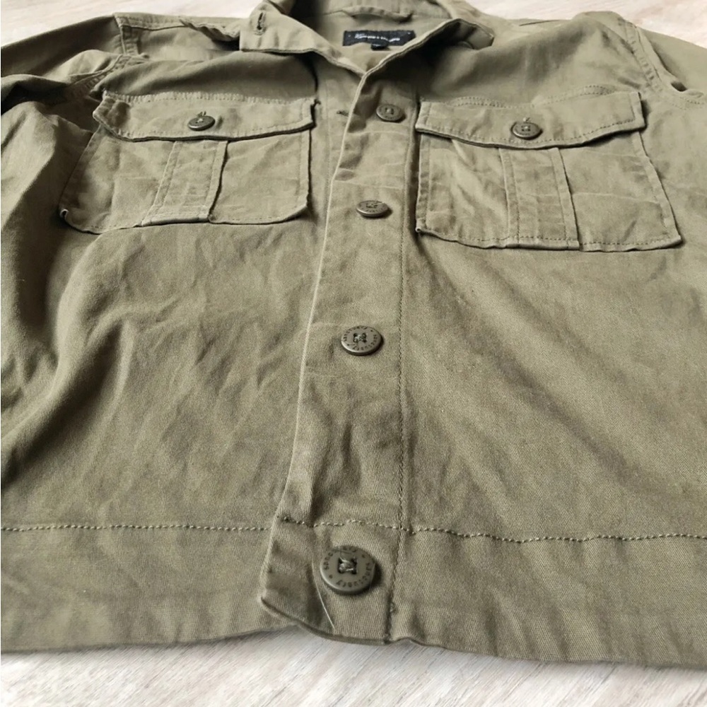 Sanctuary Green Button Down Light Jacket!!! - image 4
